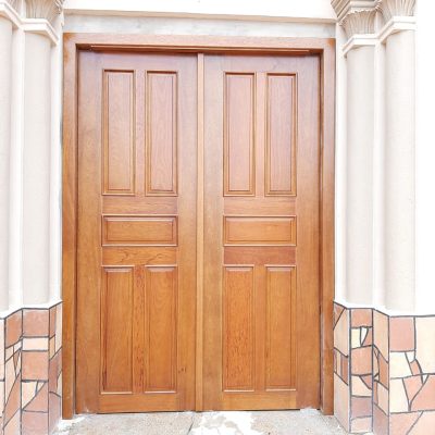 Porta Para Igreja Mod. 08 - Madeira Maciça - Sob Medida