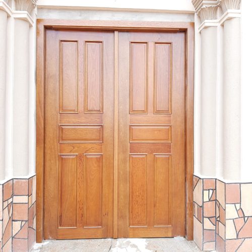 Porta Para Igreja Mod. 08 - Madeira Maciça - Sob Medida